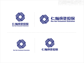 北京仁瀚投資擔保公司標志設計案例圖片與理念說明 西風東韻